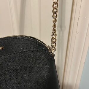 Michael Kors Black Crossbody Bag with Gold Chain